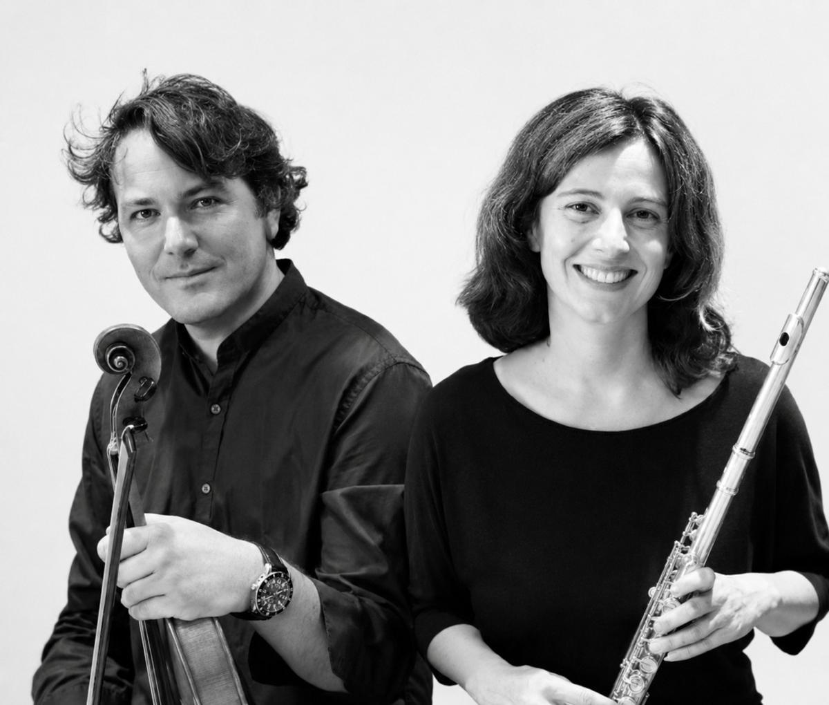 David Roldán y Paula García, que participan en el ciclo.