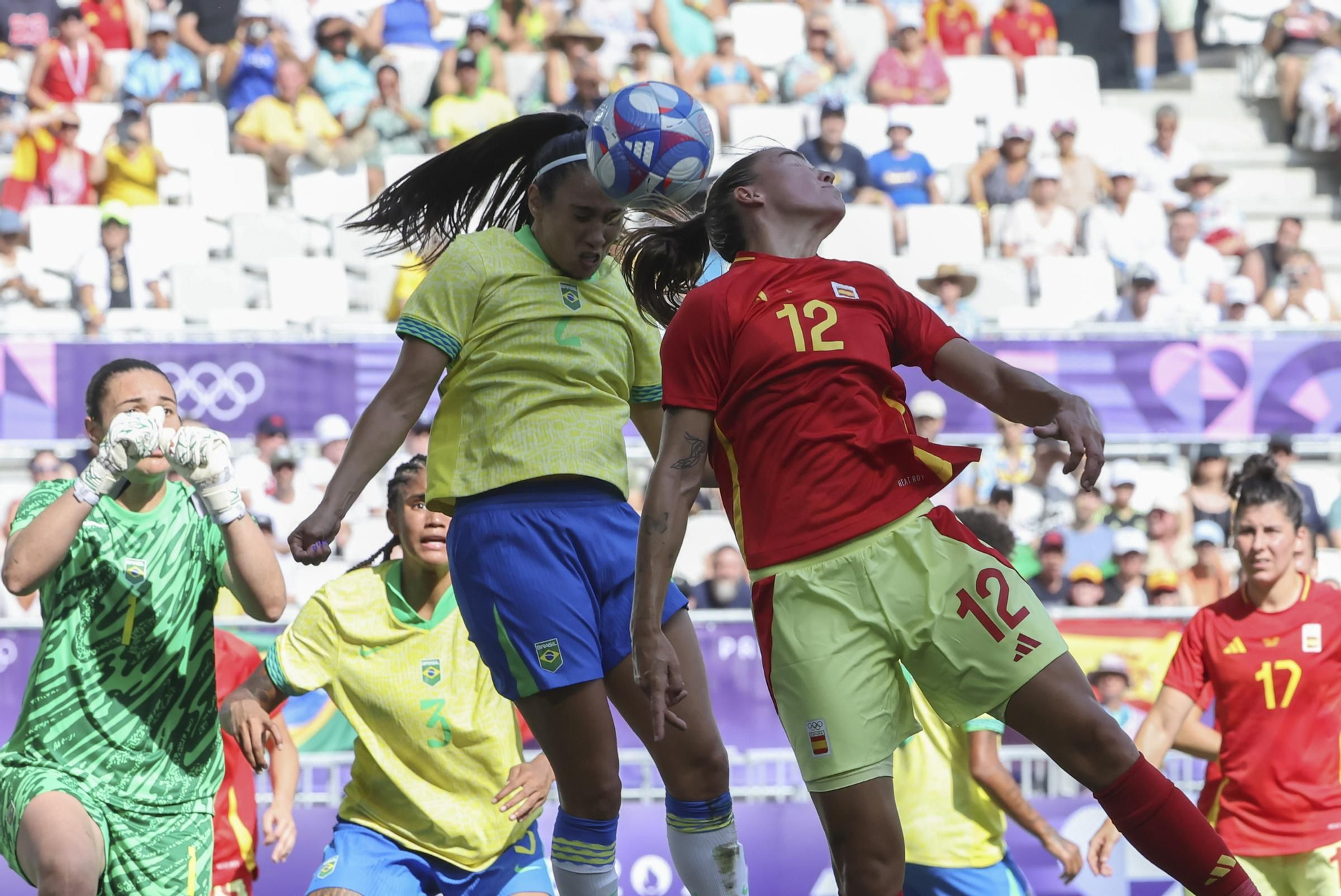 Fútbol Femenino. Brasil - España