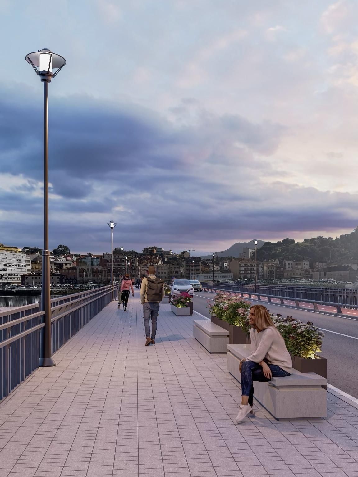 Infografías del puente de Ribadesella