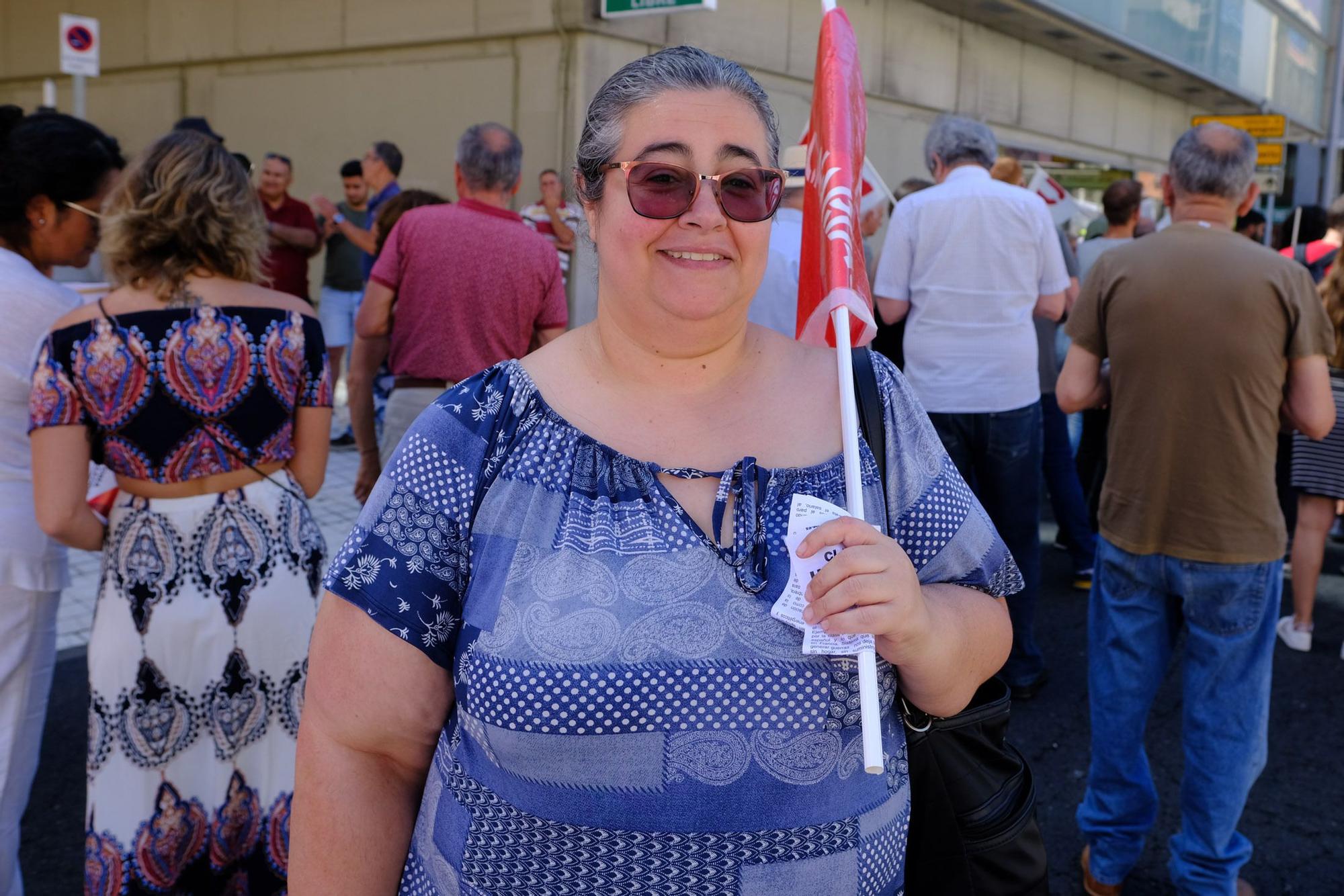 Manifestación por el Primero de Mayo en Las Palmas de Gran Canaria