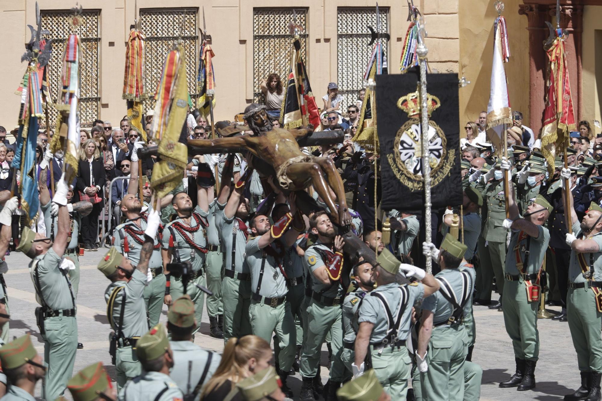 Las imágenes del traslado de la Legión del Cristo de la Buena Muerte de Mena