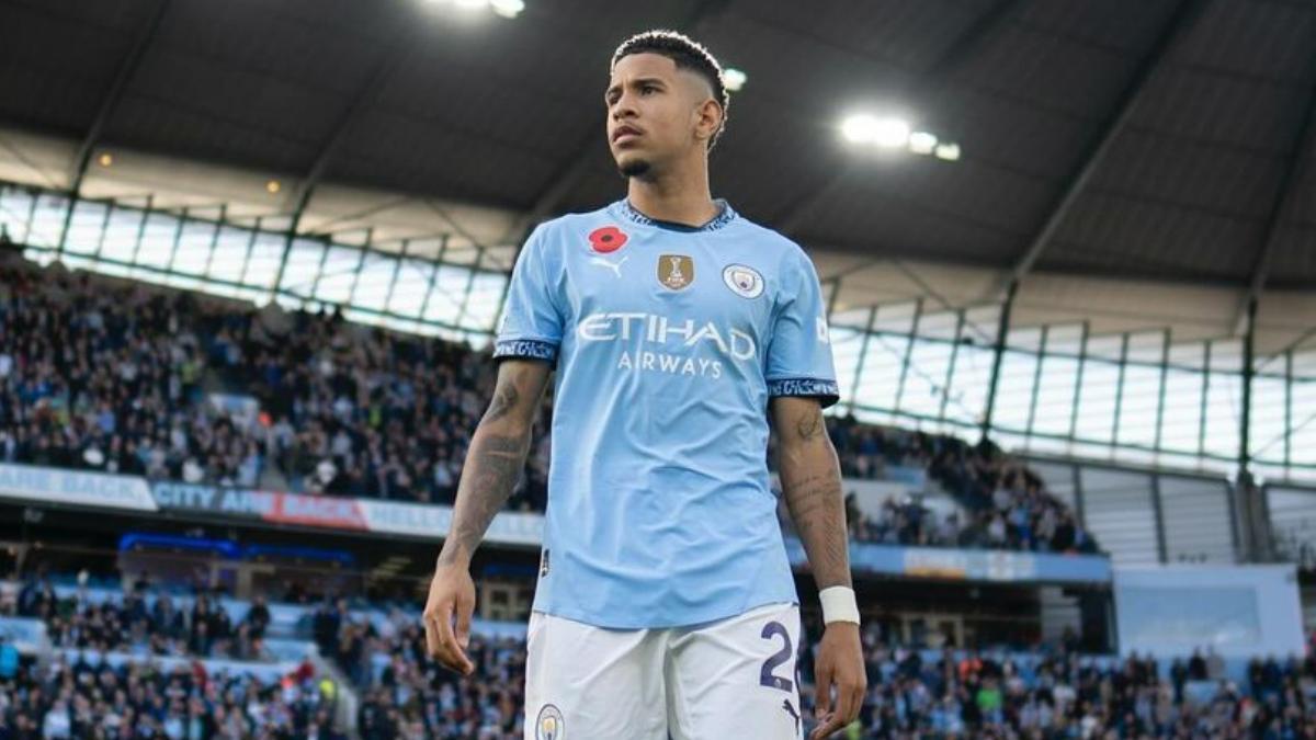 Savnho, en el Etihad Stadium