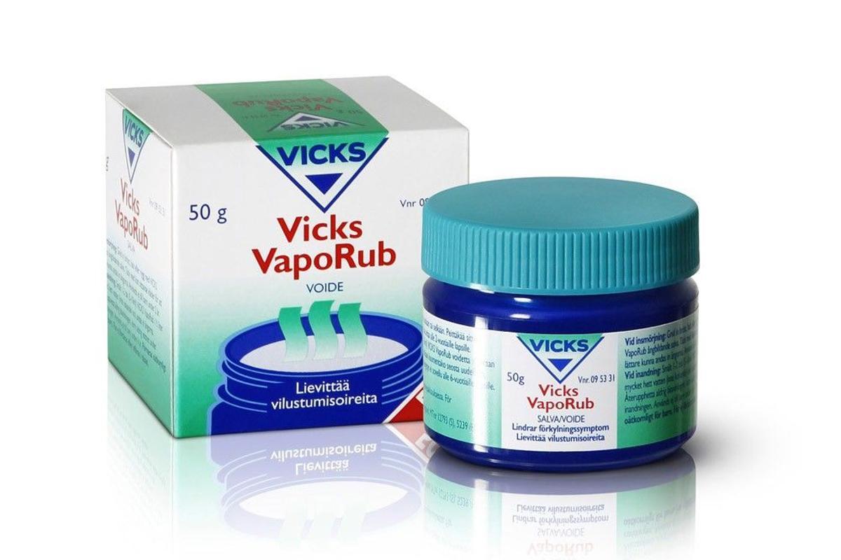 La pomada Vicks Vaporub, un clásico en los botiquines españoles.