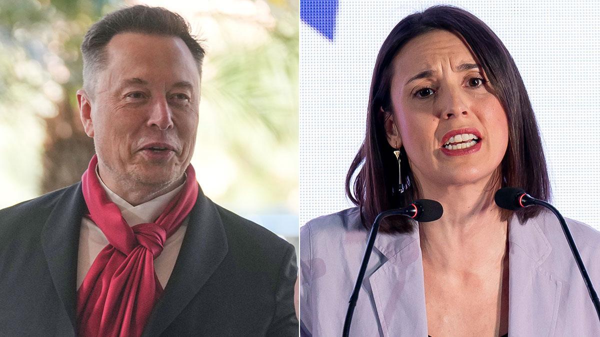 Elon Musk e Irene Montero