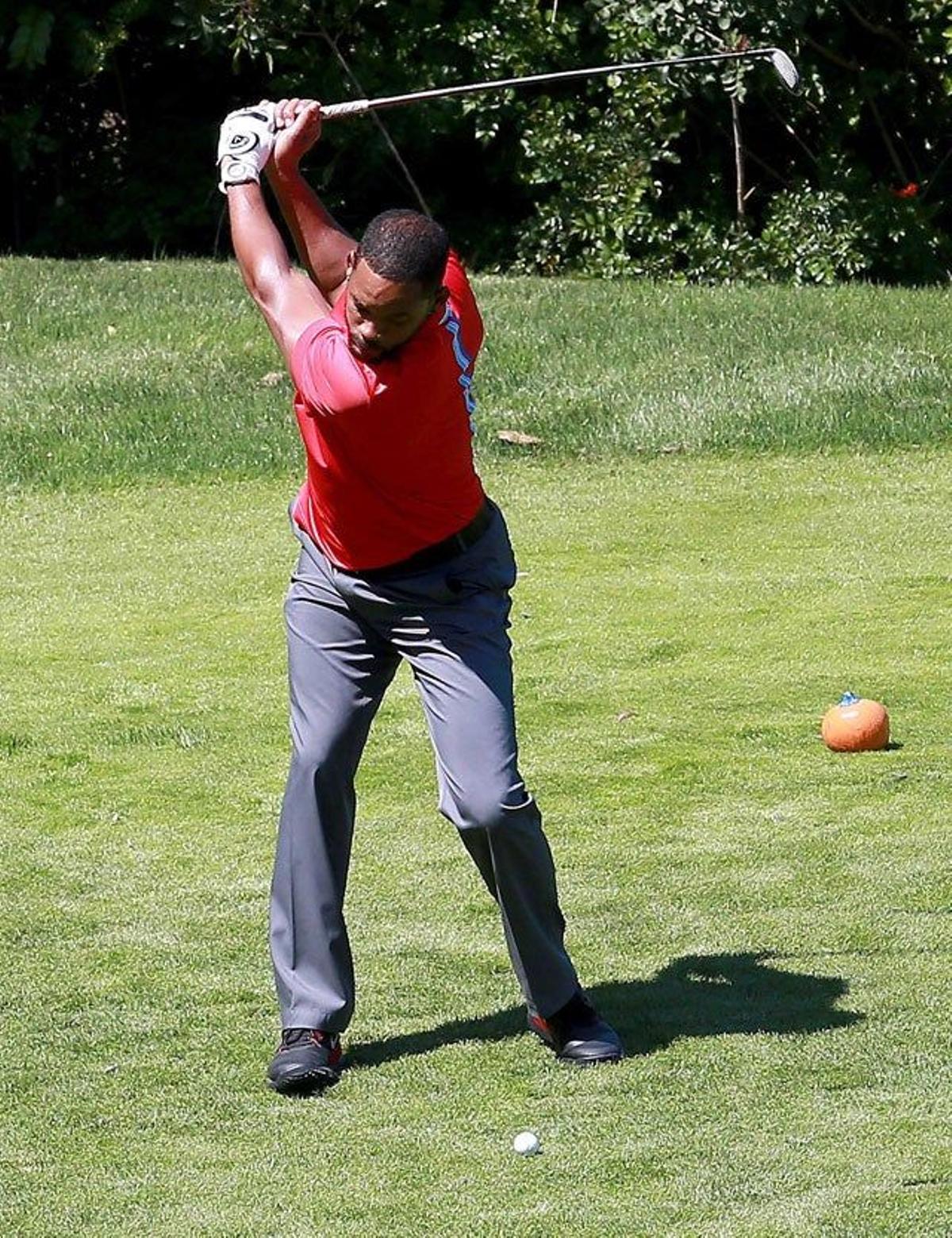 Will Smith en el campo de golf