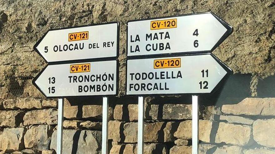 ¿Bombón o Bordón? El error viral de una señal en Castellón