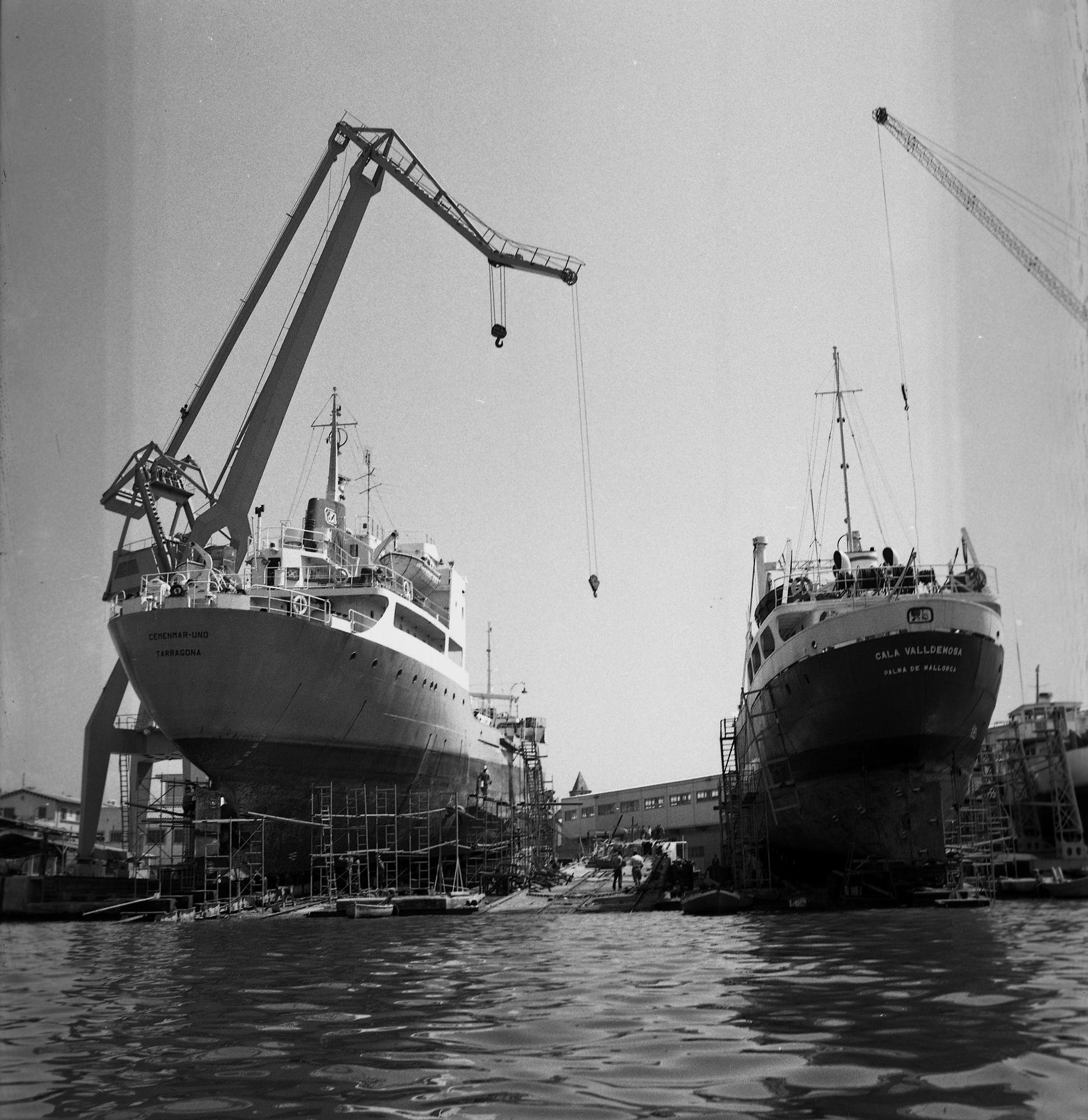 Fotografías históricas de Astilleros de Mallorca