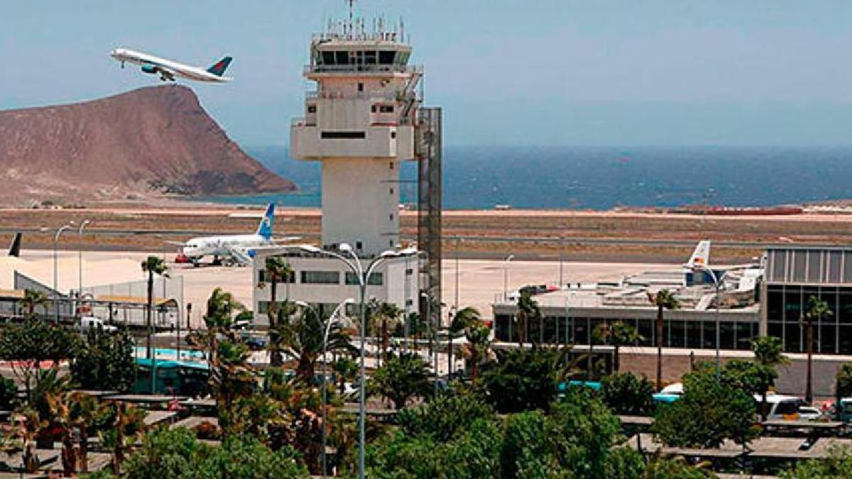 Aeropuerto Tenerife Sur.