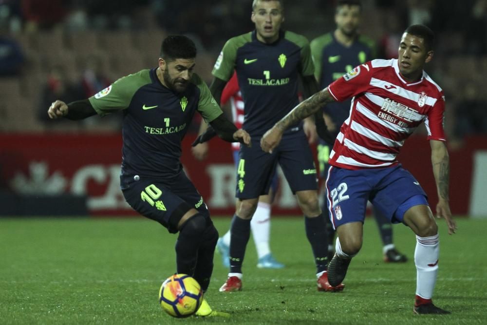 Imágenes del partido Granada-Sporting de Segunda División