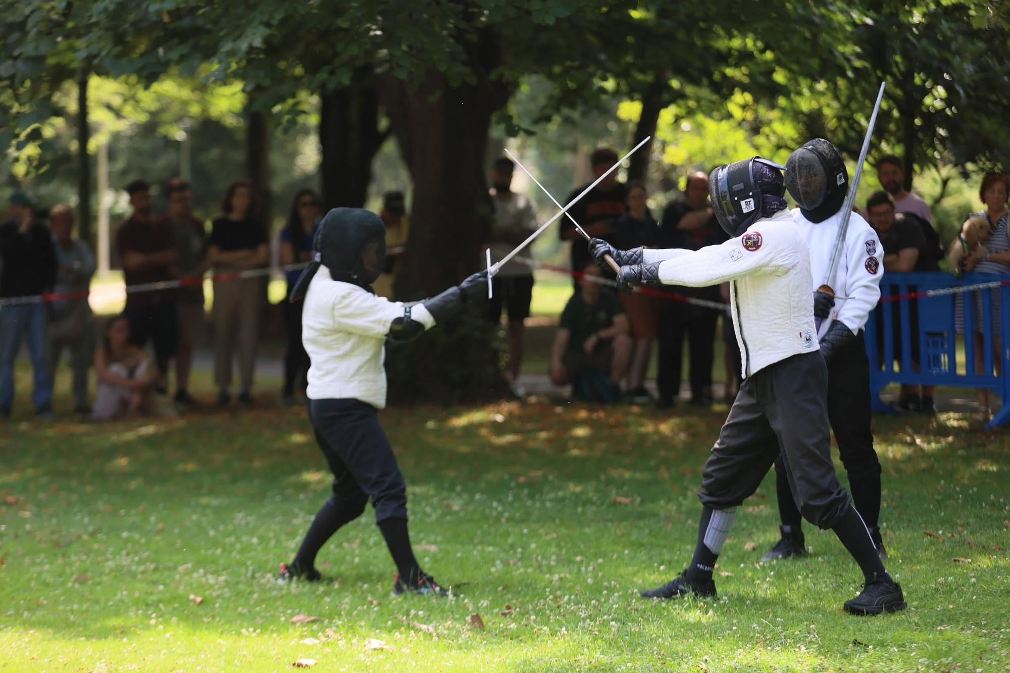 EN IMÁGENES: Los talleres de esgrima del Festival Celsius en Avilés