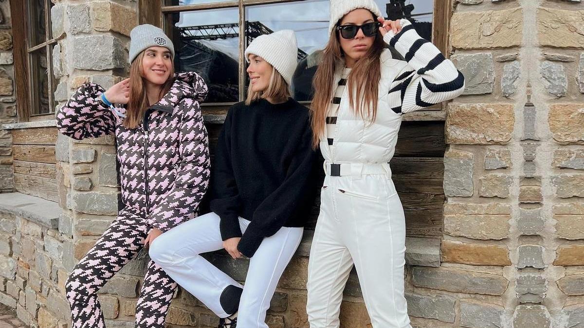 Mery Turiel, Anna Padilla y Marta Riumbau en la nieve