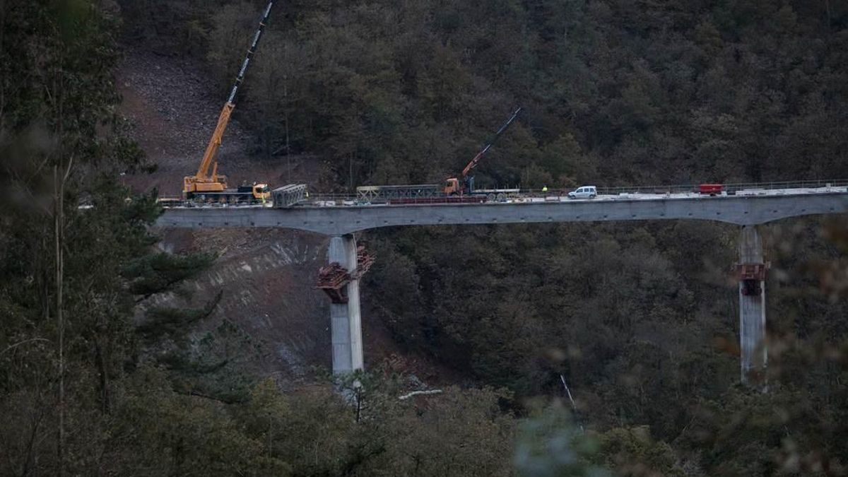 Obras en el tramo Salas-La Espina.