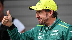 Fernando Alonso tras la clasificación en el GP de China.