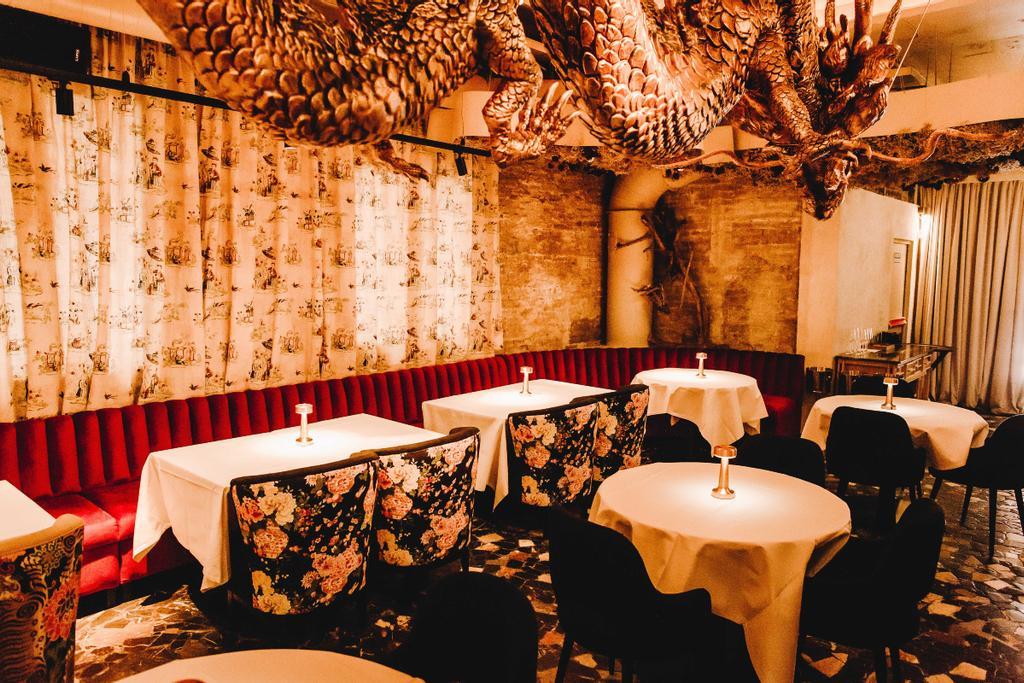 Sala del restaurante Genko en calle Velázquez 47, Madrid.