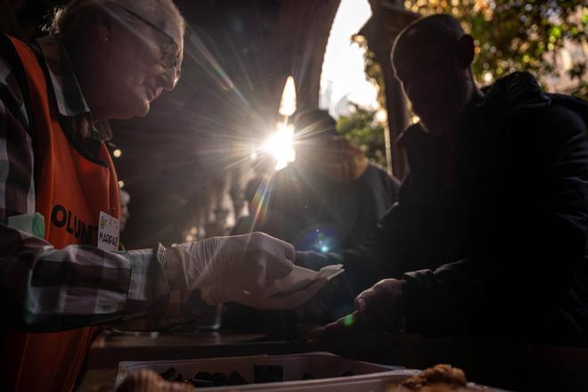 La labor del Hospital de Campaña de Santa Anna por los sinhogar
