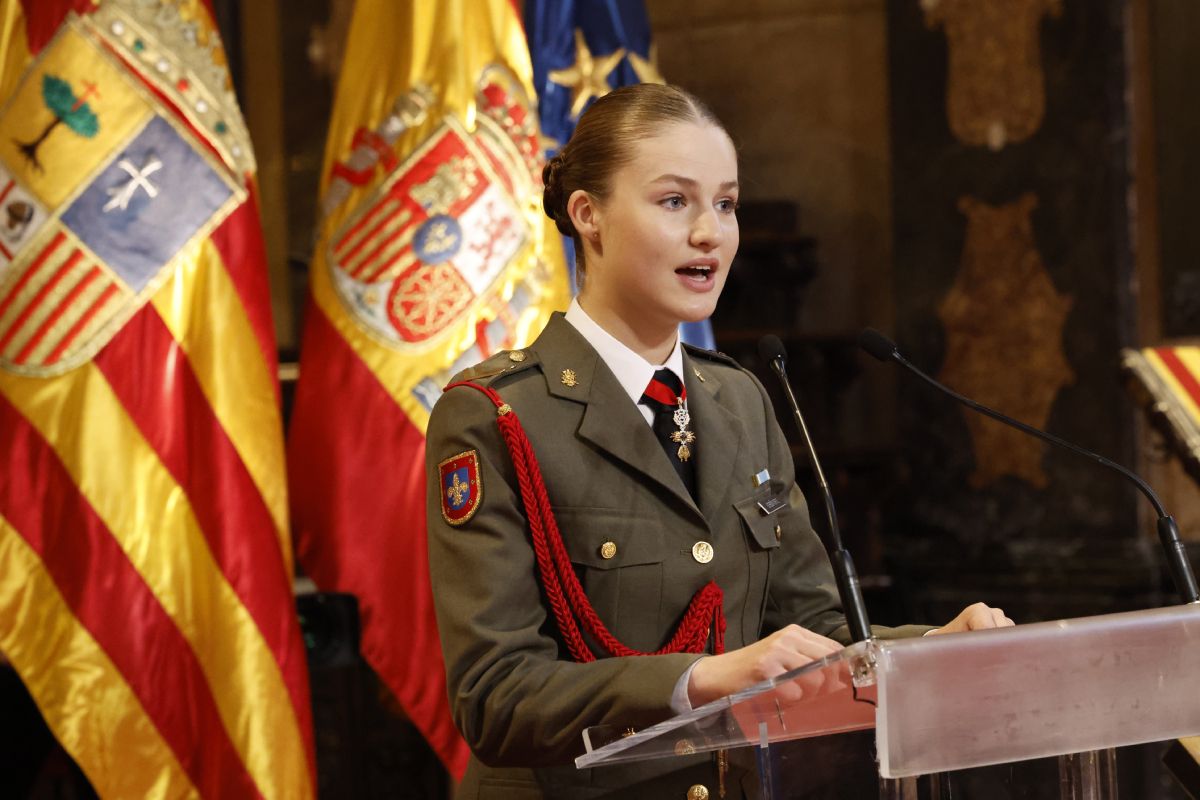 La princesa Leonor volverá a la Academia Militar de Zaragoza con su padre