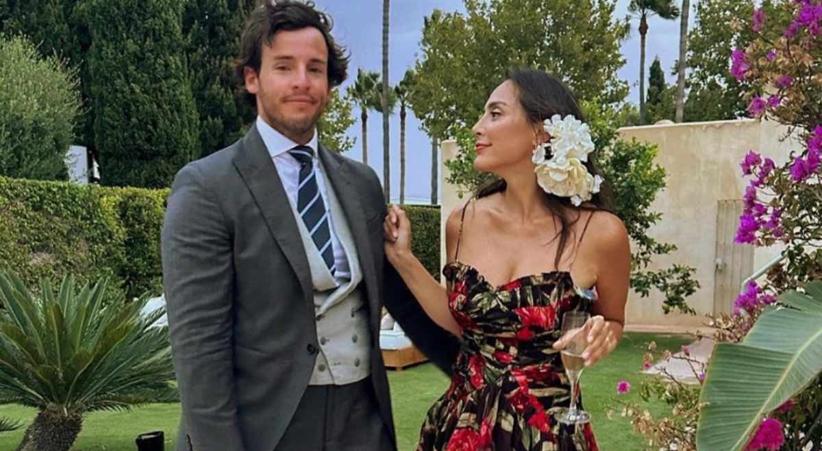 Tamara Falcó e Íñigo Onieva en la boda de Luisa Bergel y Cristian Flórez