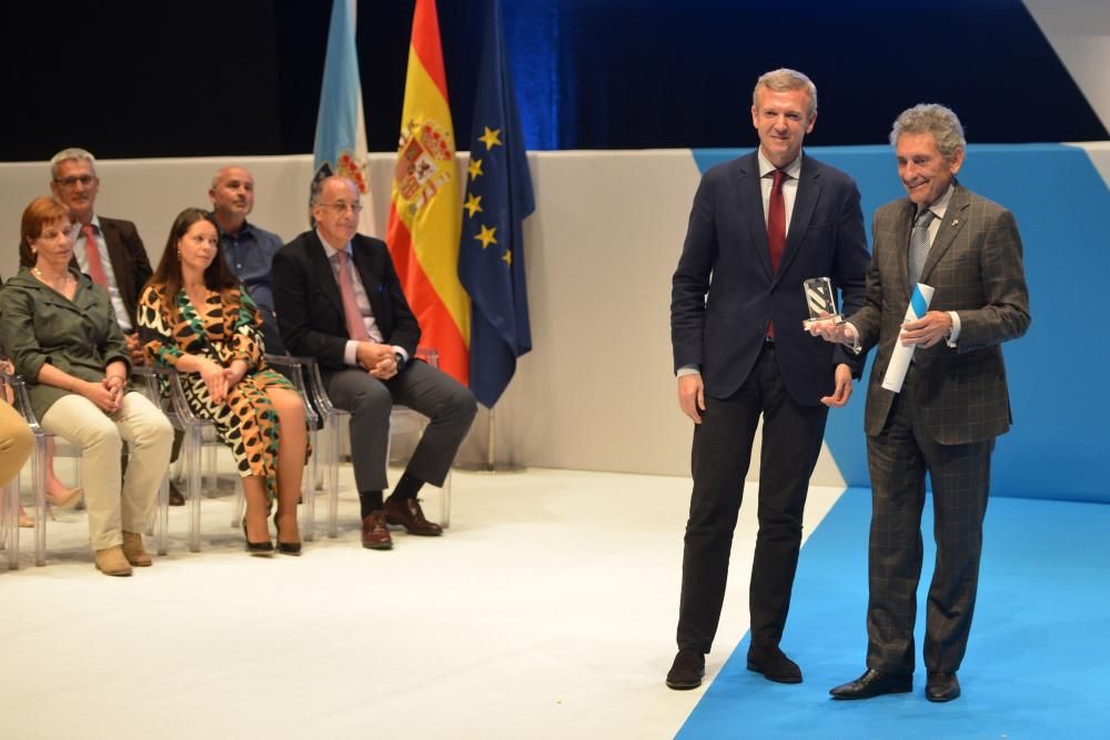 Los premiados, durante la gala // Gustavo Santos