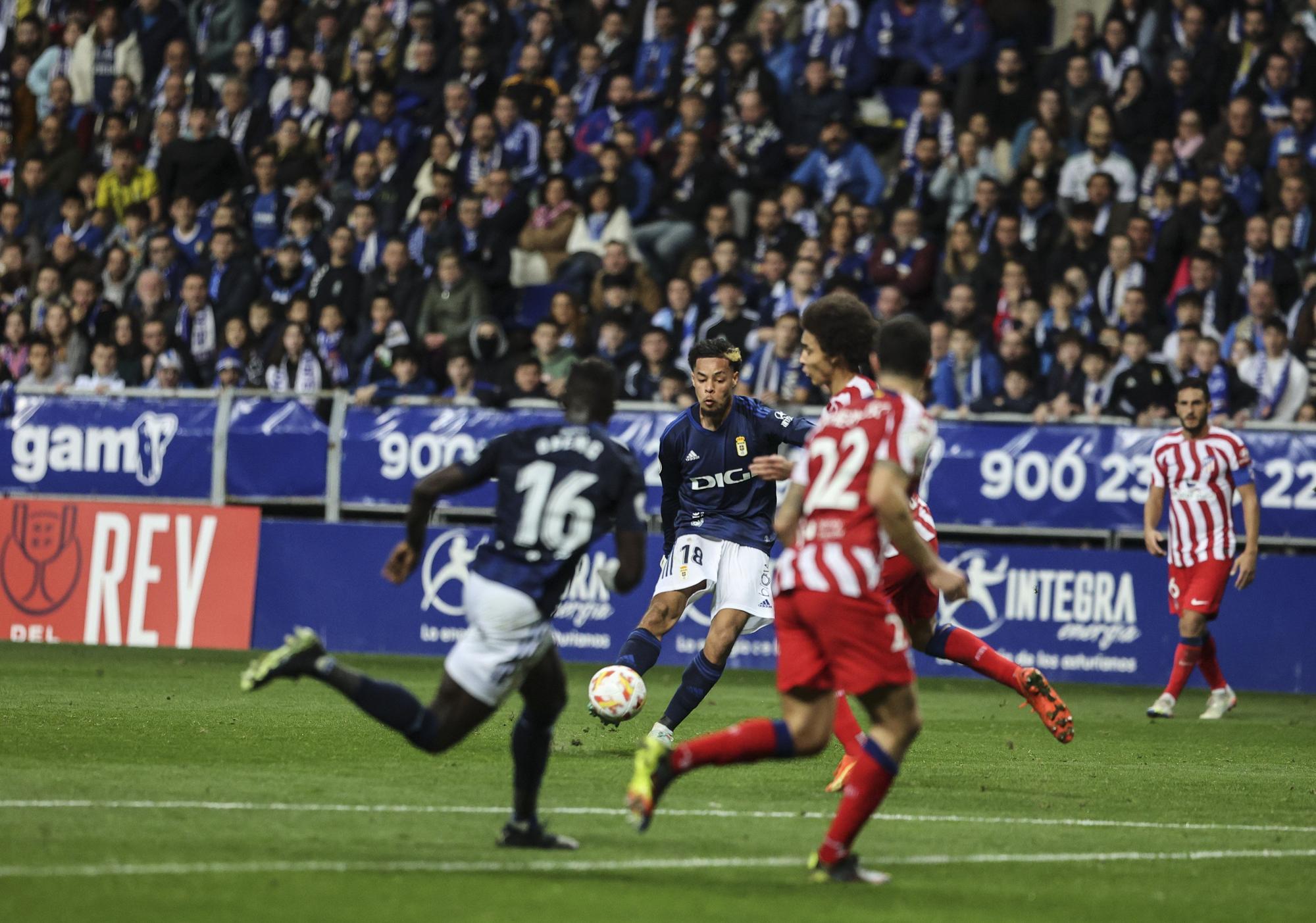 En imágenes: así fue el duelo copero entre el Real Oviedo y el Atlético de Madrid