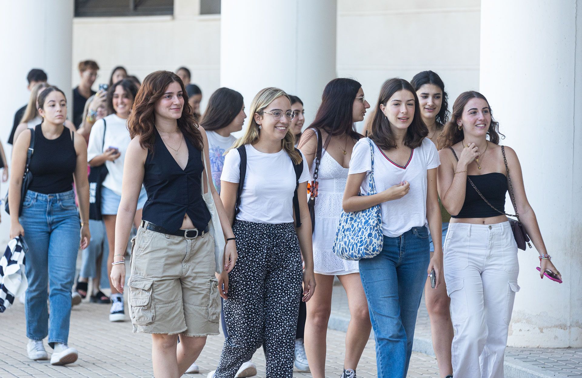 La rectora recibe a los alumnos de la Faculdad de Ciencias de la Salud