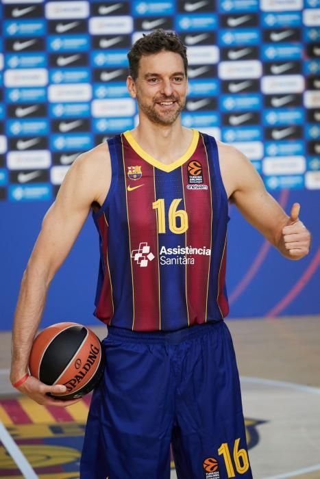 El Barça presenta Pau Gasol