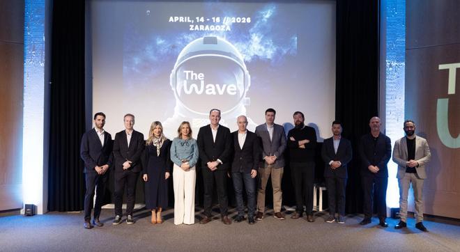 En imágenes | El Gobierno de Aragón presenta The Wave en Barcelona