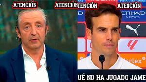 Pedrerol flipa con las declaraciones del entrenador del Rayo sobre James Rodríguez