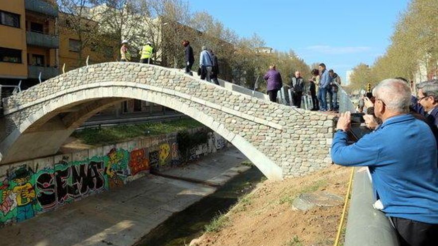 Girona obre el pont del Dimoni i recupera el llegat medieval del barri de Santa Eugènia