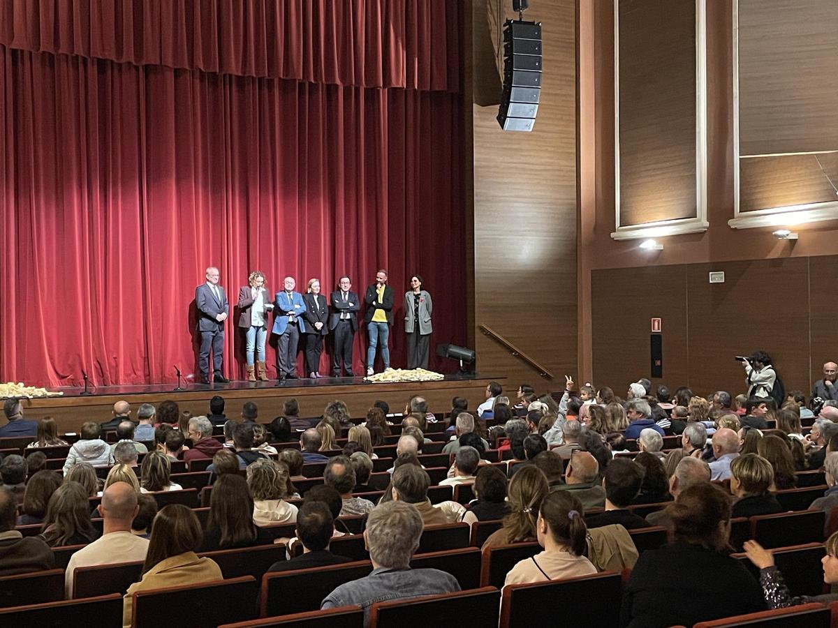 Acto de clausura de la Mostra de Titelles de la Vall d'Albaida