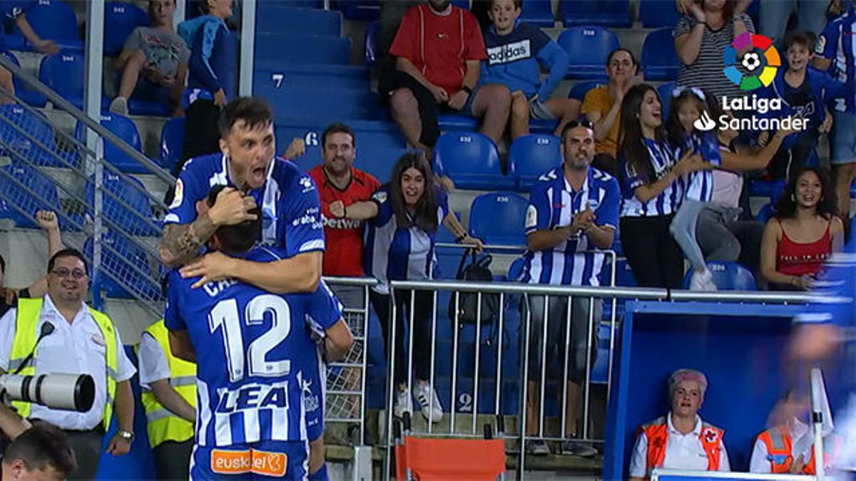 Jonathan Calleri salvó un punto para el Alavés en el tiempo añadido