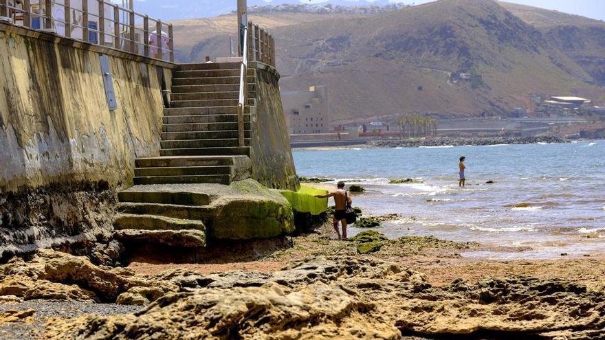 Las capas fósiles de Las Canteras, al descubierto