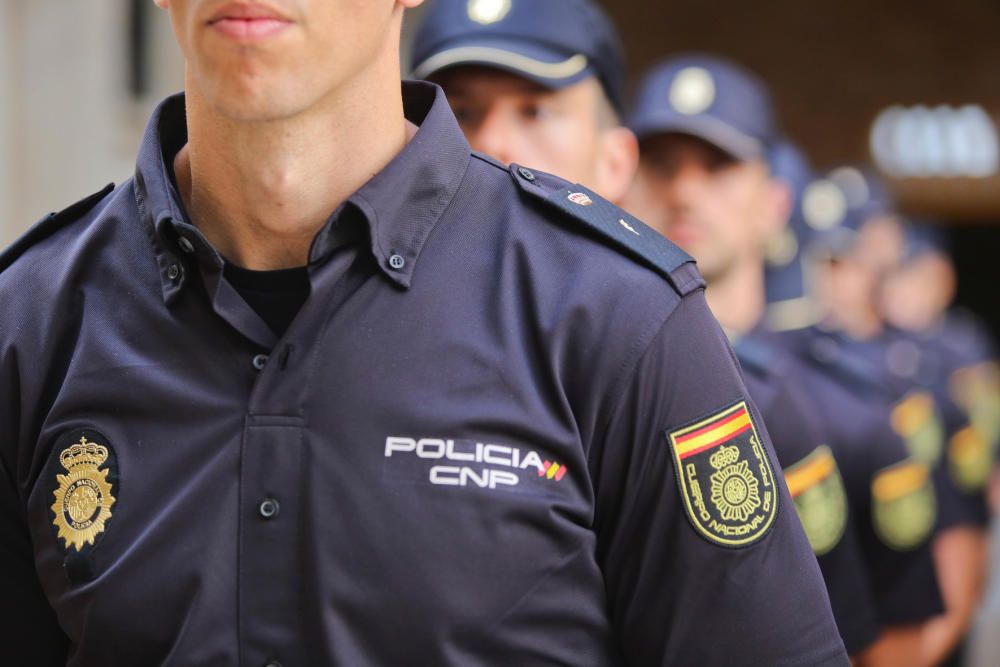 Málaga recibe a 190 cadetes de la Policía Nacional que harán prácticas durante un año.