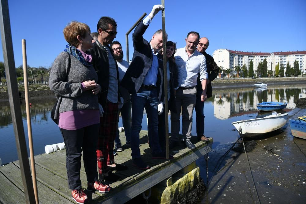 Visita europea a la Ría de O Burgo