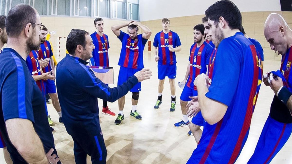 El Barça B intentará defender su ventaja ante el BM Guadalajara