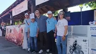 Tráfico conciencia sobre la prevención de accidentes en la concentración de motos de Sanabria