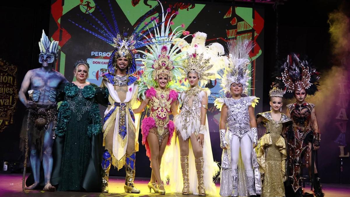 Los personajes elegidos para el Carnaval tras la gala.