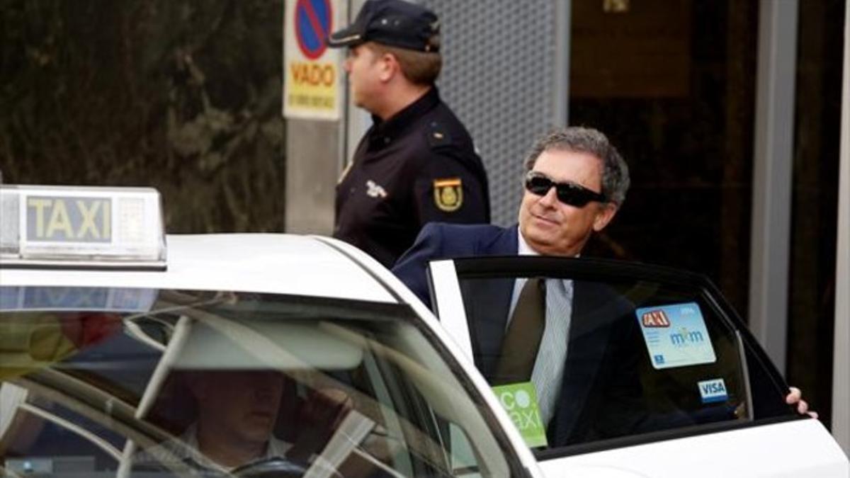 Jordi Pujol Ferrusola, a la salida de la Audiencia Nacional, el pasado 15 de septiembre.