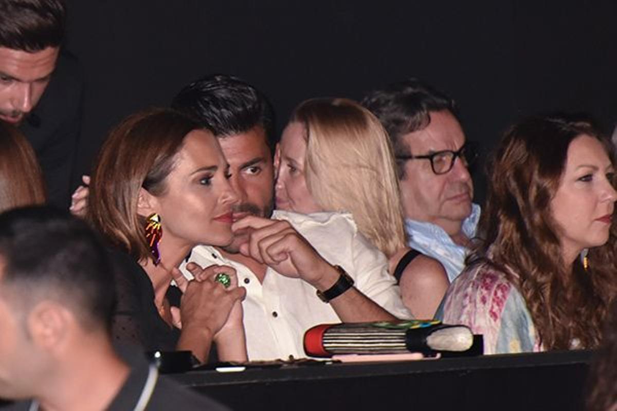 Paula Echevarría y Miguel Torres, confidencias en el concierto de Luis Miguel