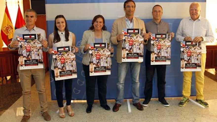 Presentación ayer de la prueba en el Cabildo de Lanzarote.