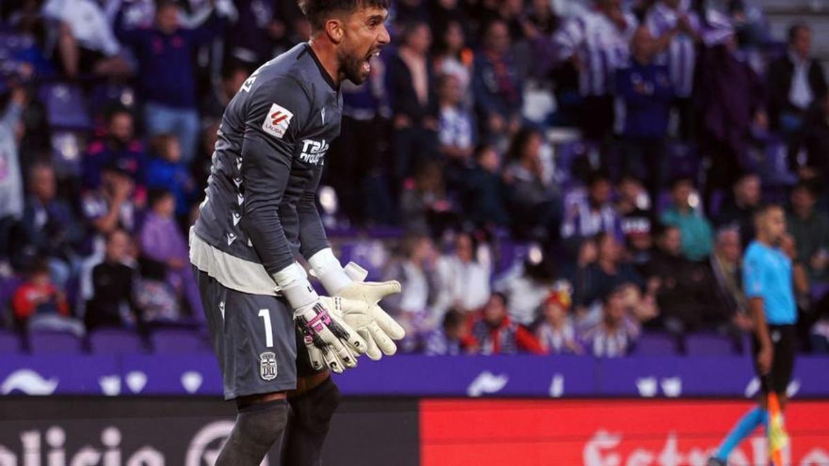 Marc Martínez, en un momento del último partido del Cartagena