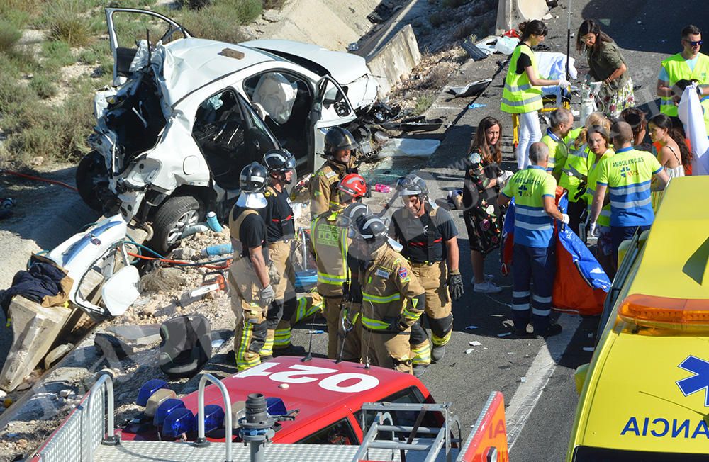 Accidente múltiple en Cieza con al menos dos muertos