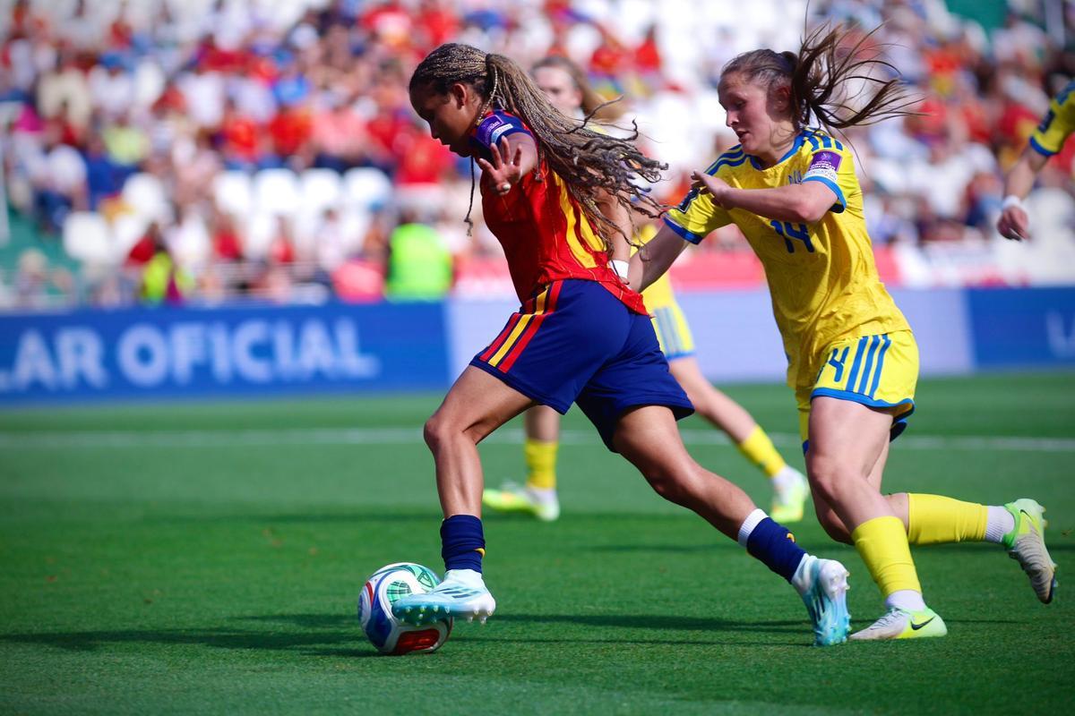 El España-Ucrania en El Arcángel, en imágenes