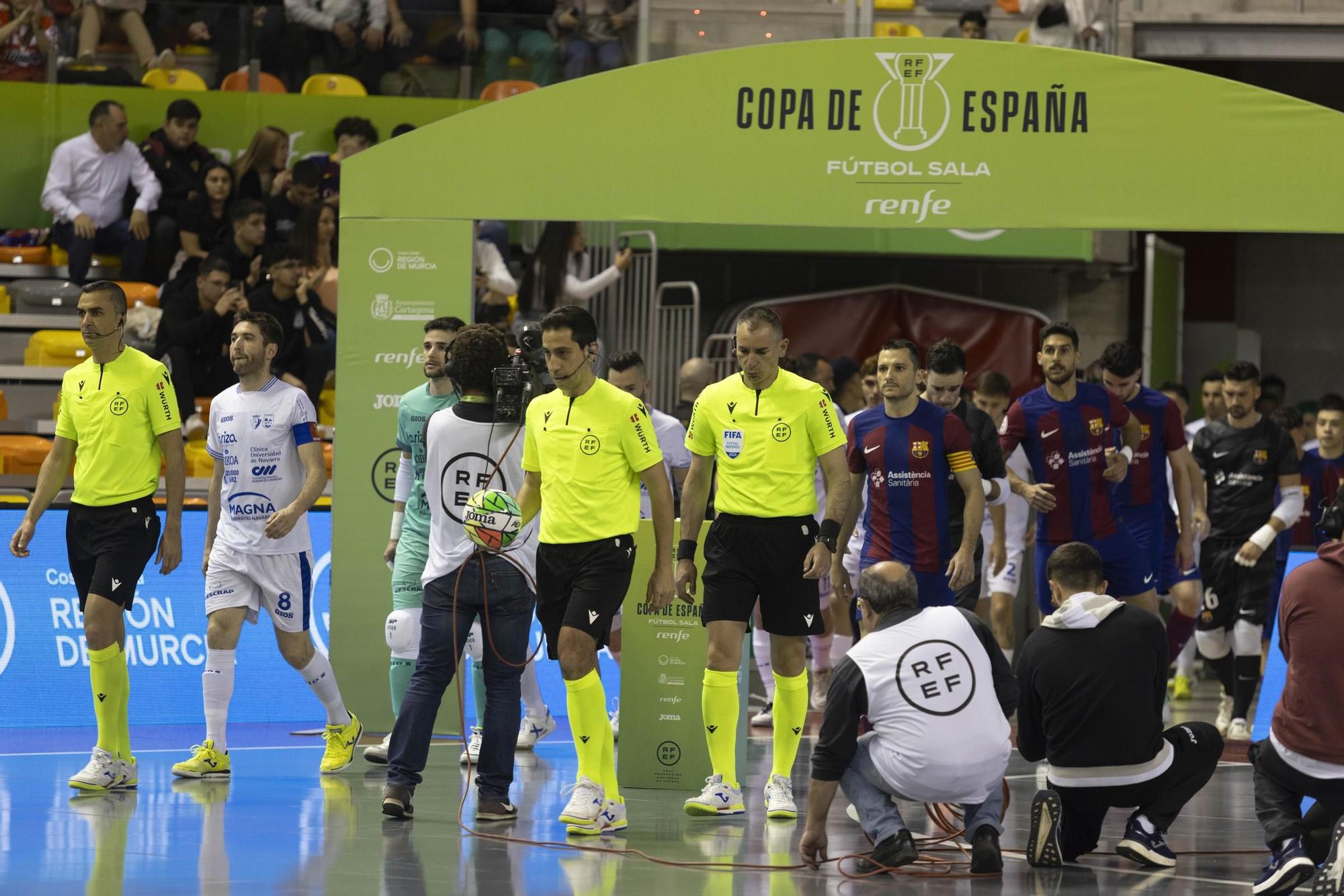 Las imágenes del Barça - Osasuna Magna en la Copa de España de Cartagena