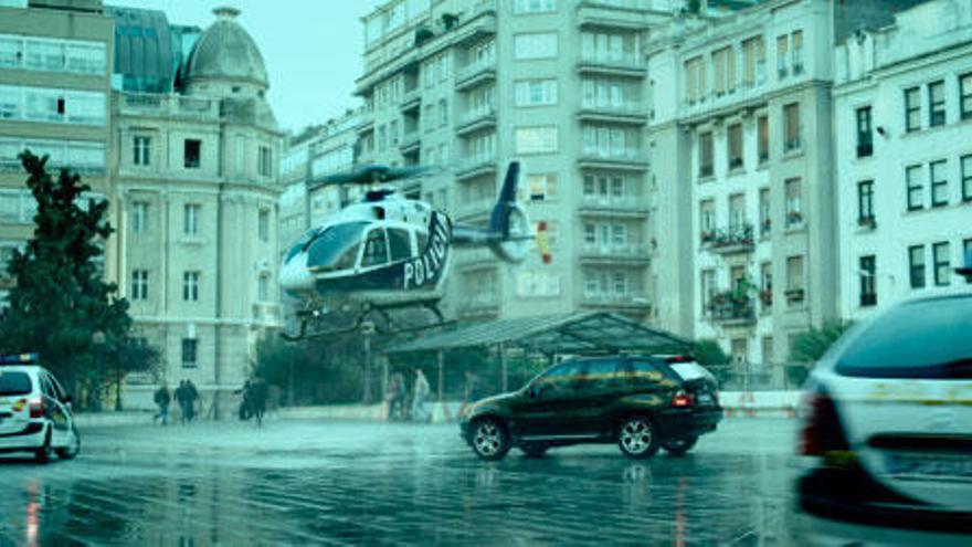 Fotograma de la película El Desconocido, rodada en A Coruña.