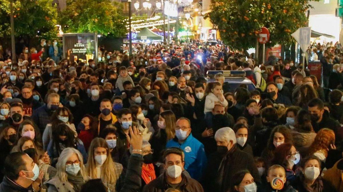 Cordobeses llenan las calles del centro durante las pasadas navidades.