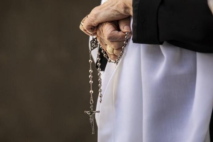 19.04.19. Las Palmas de Gran Canaria. SEMANA SANTA. Procesión de Las Mantillas en Vegueta.  Foto Quique Curbelo  | 19/04/2019 | Fotógrafo: Quique Curbelo