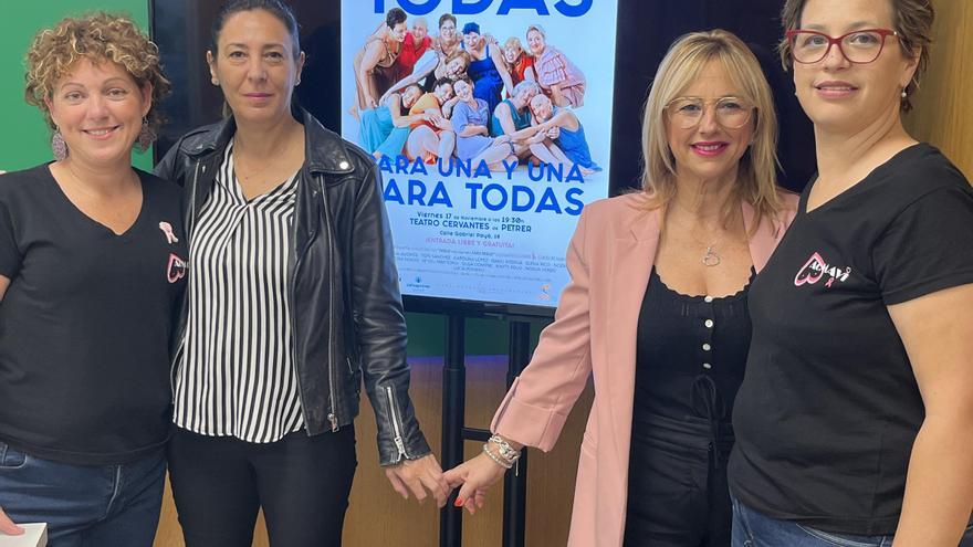 Acmavi presenta en Petrer su calendario solidario con el lema “Todas para una y una para todas”