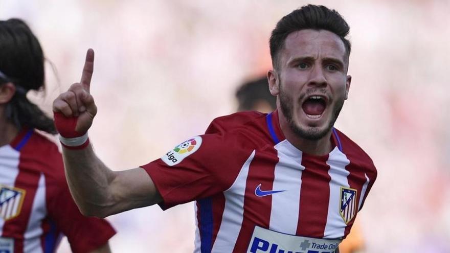 Saúl anima a un decaído Atlético