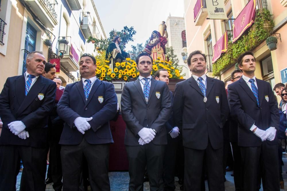 La procesión de Jesús en Samaria