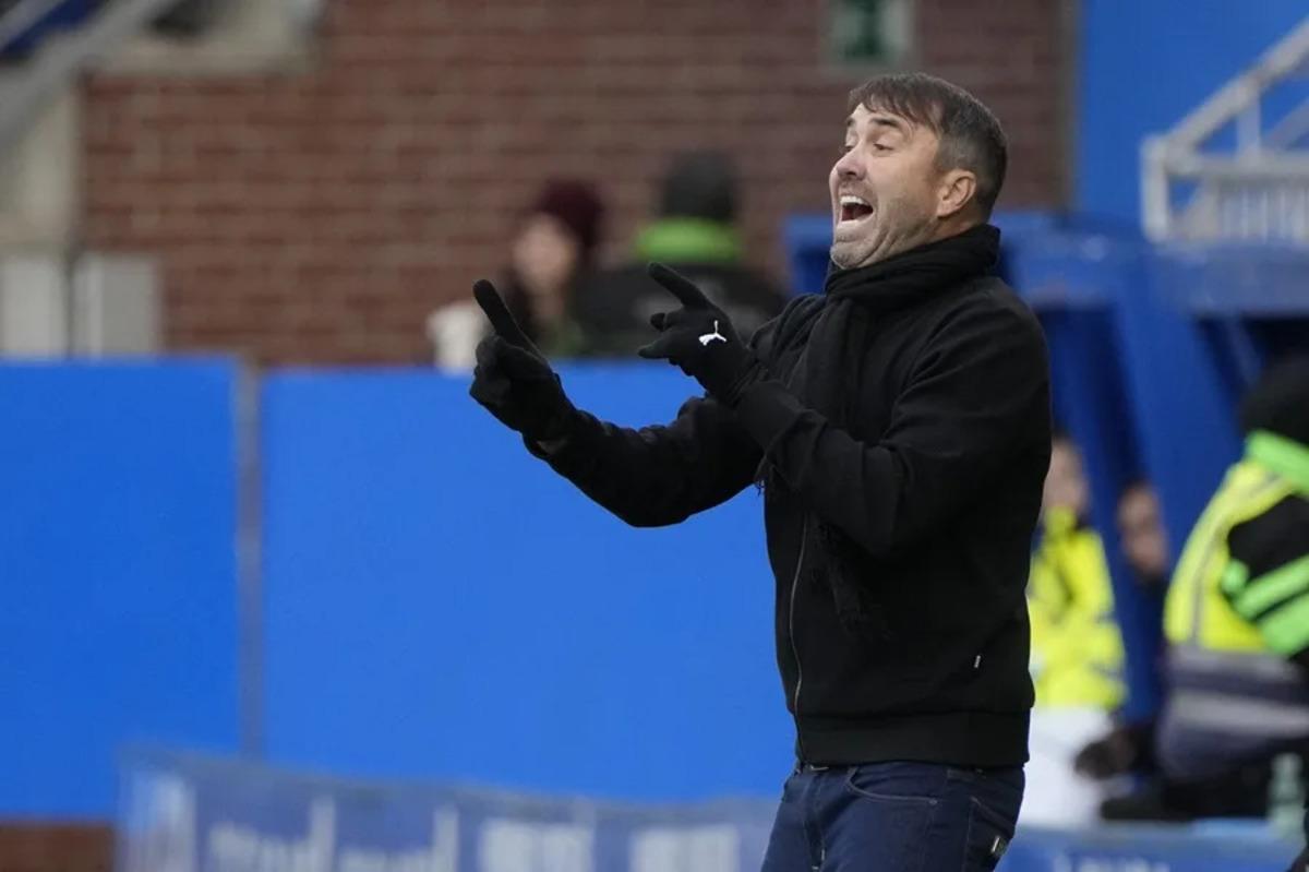 El entrenador del Deportivo Alavés, Eduardo Coudet, que ha cumplido un año al frente de los vitorianos.